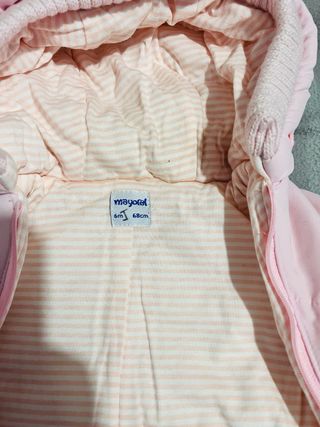 Buzo y chaqueta rosa niña