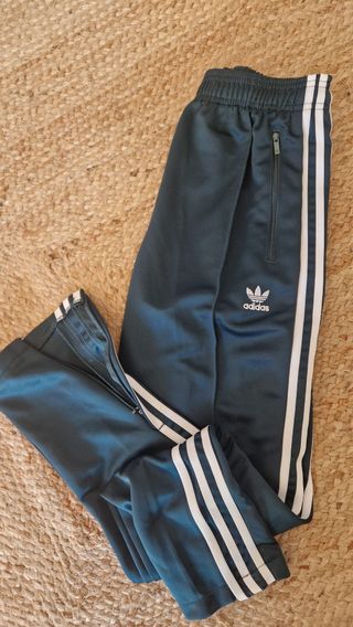 Pantalón Adidas Teal con Cremallera
