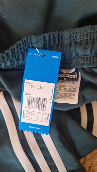 Pantalón Adidas Teal con Cremallera