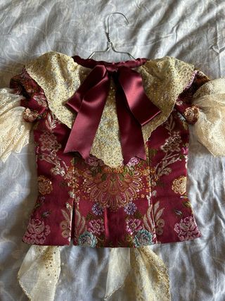 Traje Fallera Mayor + corpiño manga larga