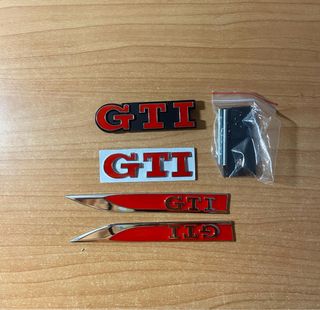 Insignias GTI Rojo Nuevas