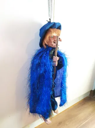 Befana Streghetta 53 cm Blu