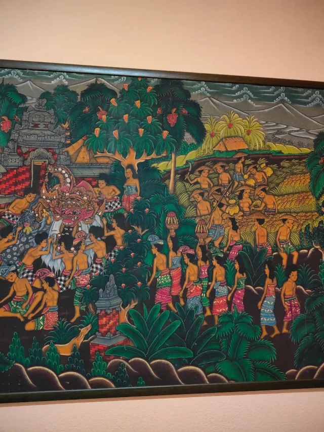 Cuadro de Bali 1'40*0'85 cm