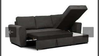 Chaiselongue convertible en cama