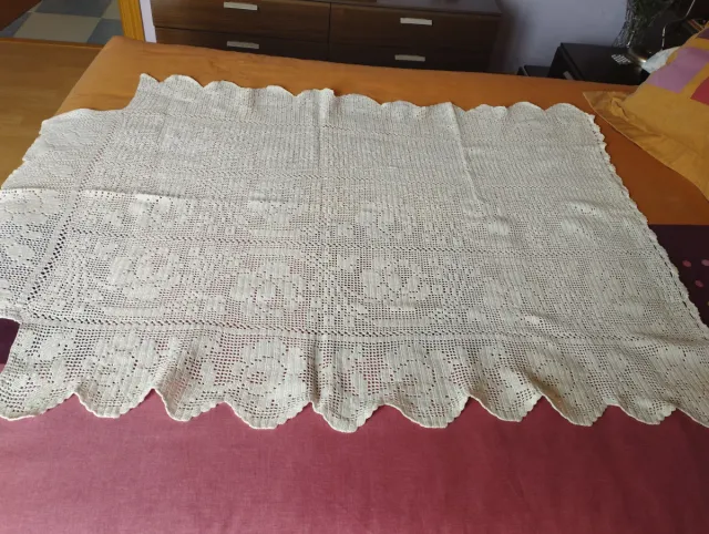 Colcha de cuna de crochet