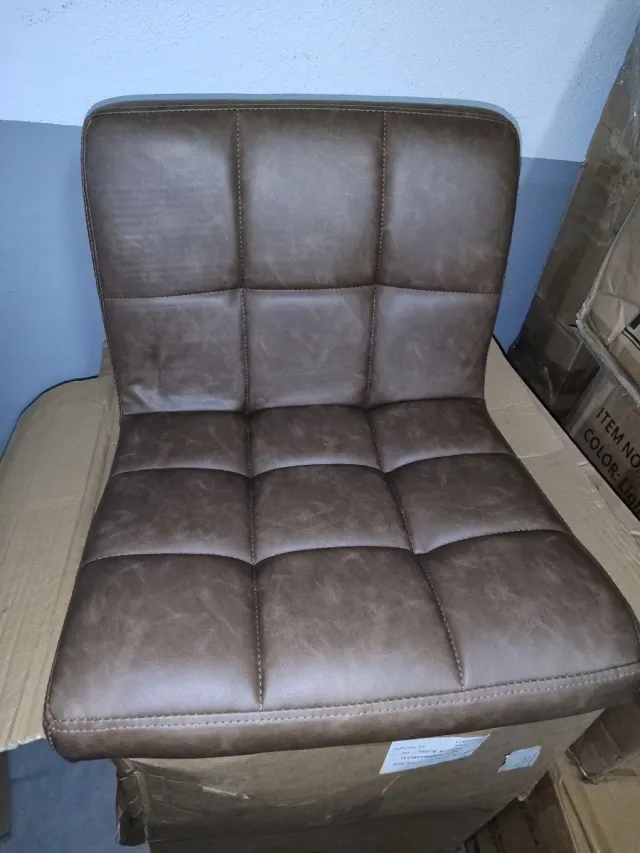 ✅Taburete de bar WOLTU Marrón y Negro