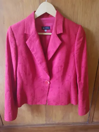 Chaqueta americana JOTA ELE roja talla M