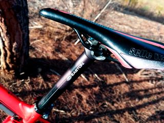 Bicicleta MTB Roja Doble Suspensión