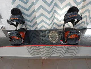 Tabla Snow Rossignol LGN 159 + Fijaciones Quechua 