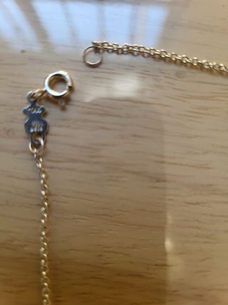 Collar Tous Oso Perla Dorado y Plateado