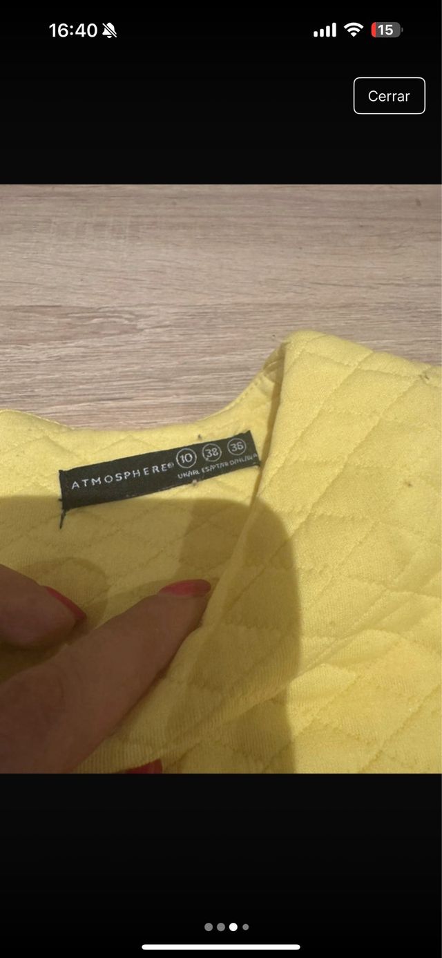 Vestido amarillo midi