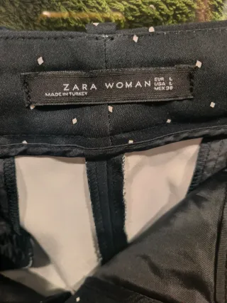 Pantalón de traje Zara negro talla L
