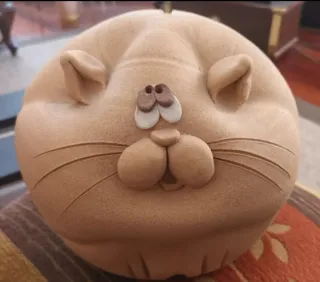 Hucha Gato Grande Cerámica