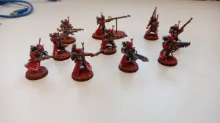 Mechanicus Skitarii 40k dipinti Mars
