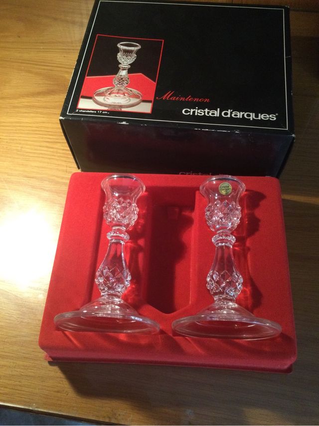 Candelabros Cristal D'Arques Maintenon