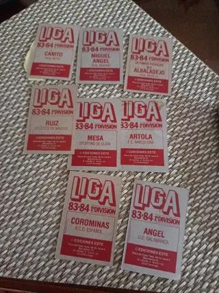 Cromos Fútbol Este 83/84 Sin Pegar