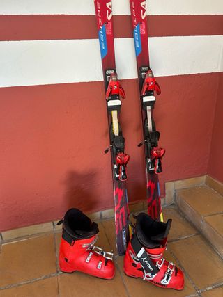 Botas + esquís