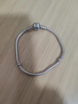 Pulsera Pandora Infantil Plata, 17cm