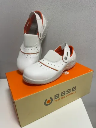Scarpe Base Osmio Bianche Zoccolo Tg 40