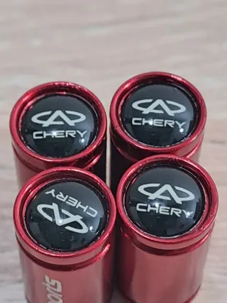 Tapones Válvula Chery Sports Rojo