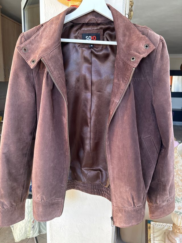 Chaqueta Piel SOHO New York Marrón Talla 44