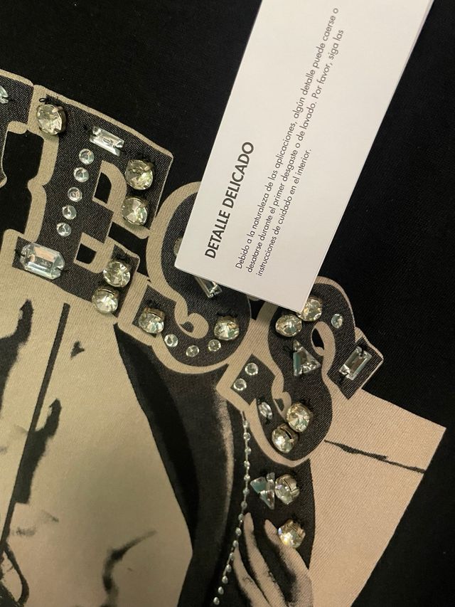 Camiseta Guess Negra Talla L