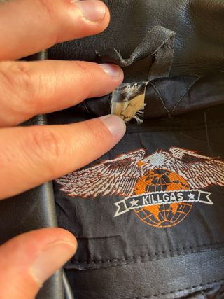 Chaqueta de cuero biker