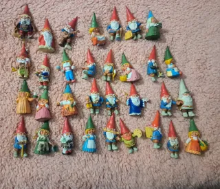 Set 30 Gnomi da Giardino Decorativi