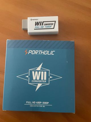 Consola Wii Blanca+juegos+converter HDMI