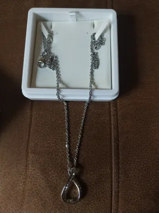 Colgante Lotus Plata Infinito