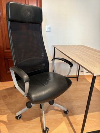 Pack escritorio + silla de oficina ergonómica Ikea