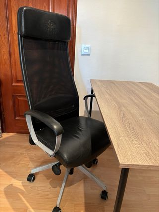 Pack escritorio + silla de oficina ergonómica Ikea
