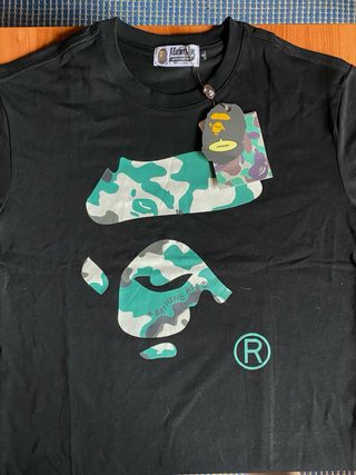 T-shirt BAPE Camp Preta