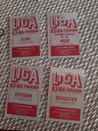Cromos Futbol Este 83/84 Sin Pegar