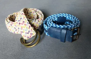 Lote 2 cinturones niño 12 años