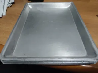 Vassoio Alluminio 26x19cm x 1.8 h Per alimenti