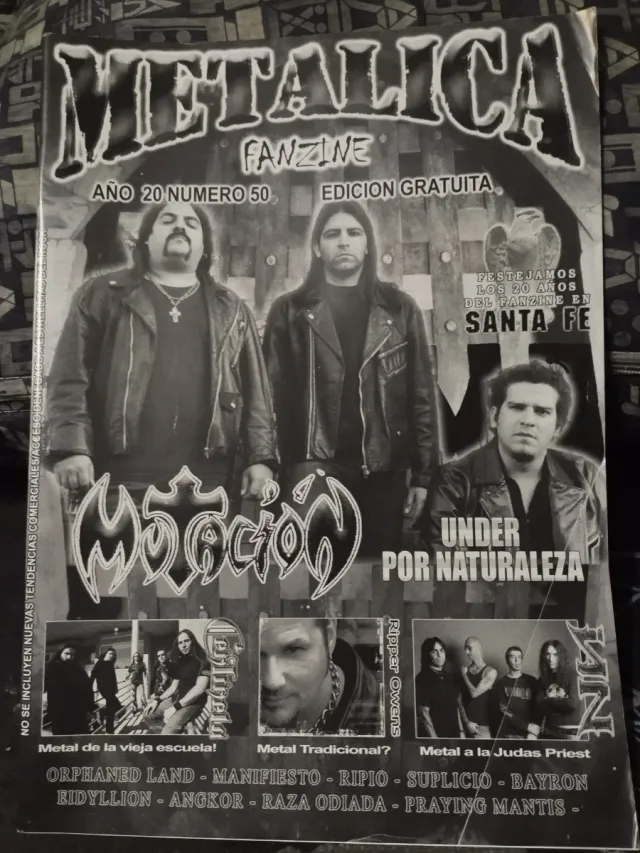 Metálica fanzíne n° 50