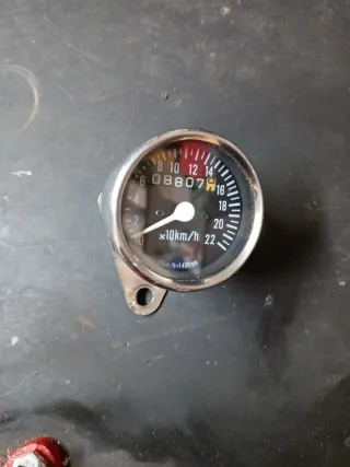 Velocímetro analógico moto custom/bobber