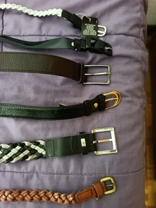 Lote de cinturones mujer 