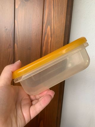 Contenitore porta alimenti giallo