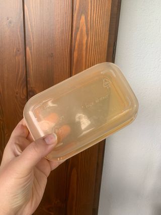 Contenitore porta alimenti giallo
