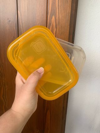 Contenitore porta alimenti giallo
