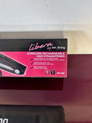 Piastra capelli senza fili ricaricabile power bank