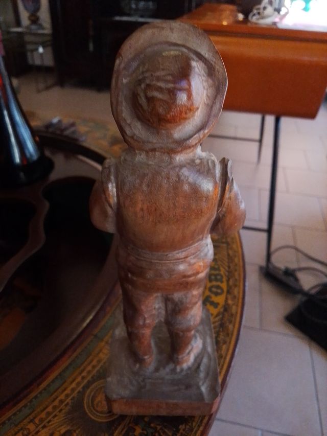 Statuina Sancho Panza in legno
