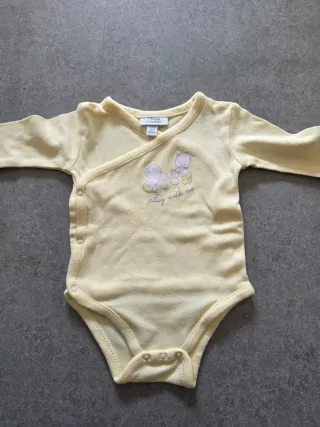 Set 6 body neonato cotone misto