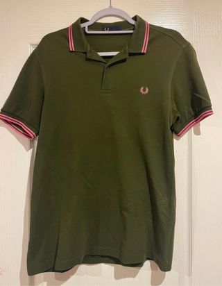Polo Fred Perry Verde Oliva  Original