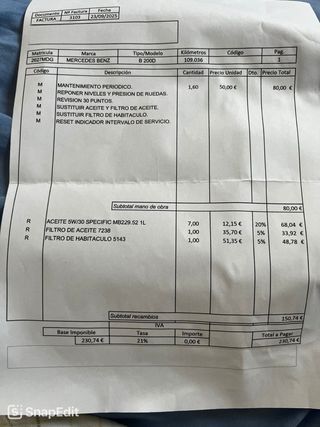 Mercedes-Benz Clase B 200