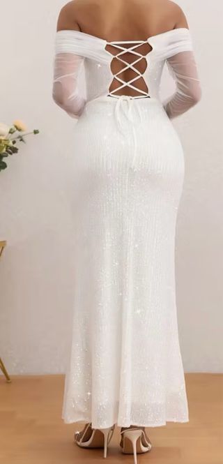 Vestido de Novia Sencillo Blanco