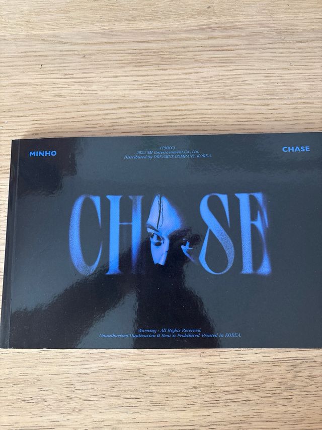 Minho - Chase The First Mini Album Kpop