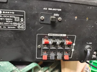 Equipo de música Sanyo RD 303